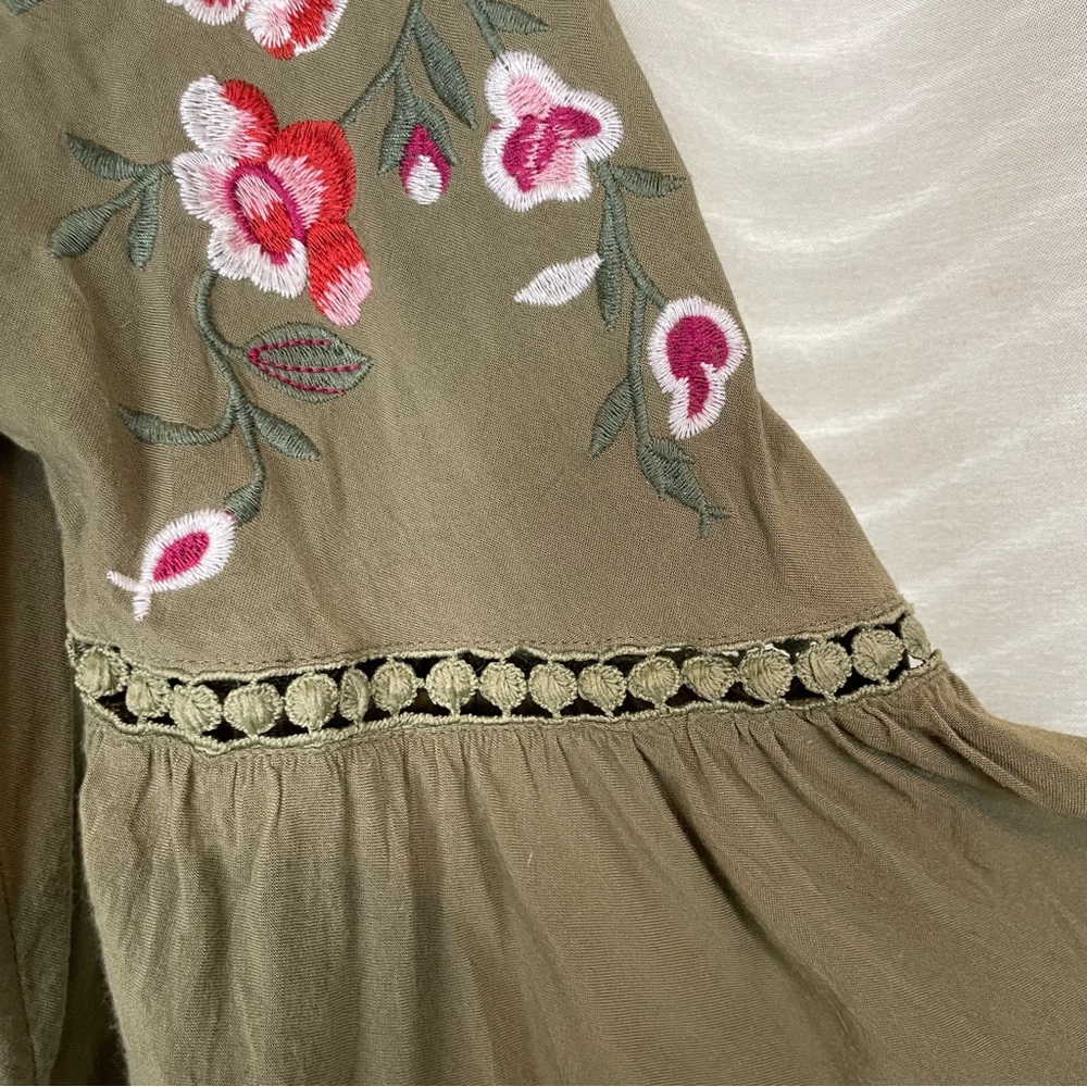 Altar’d State Embroidered Rayon Crop Top - Picture 10 of 12